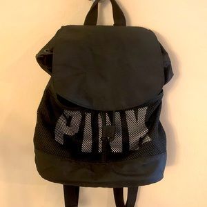 PINK nylon mini backpack